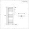 Sèche-serviettes électrique plat – Anthracite – 120 cm x 50 cm - Artle
