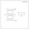 Sèche-serviettes plat – Anthracite – 80 cm x 60 cm - Artle