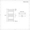 Sèche-serviettes électrique plat – Chromé – 80 cm x 60 cm - Kent