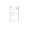 Sèche-serviettes électrique plat – Blanc – 80 cm x 60 cm - Ive