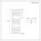 Sèche-serviettes plat – Anthracite – 120 cm x 60 cm - Artle