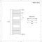 Sèche-serviettes électrique plat – Blanc – 120 cm x 60 cm - Ive