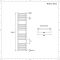 Sèche-serviettes électrique plat – Blanc – 160 cm x 60 cm – Ive
