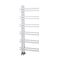 Sèche-serviettes design aluminium – Blanc – 120 cm x 50 cm - Tika