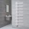 Sèche-serviettes design aluminium – Blanc – 160 cm x 50 cm - Tika