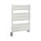 Sèche-serviettes mixte - Blanc - 82,5 cm x 60 cm - Avec élément électrique et robinets de radiateur - Lustro