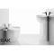 Lavabo totem moderne – Blanc brillant – 54 cm x 44 cm – 1 trou – RAK Illusion x Hudson Reed