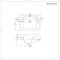 Lave-mains suspendu rétro – Blanc – 51,5 cm x 30 cm – 2 trous - Richmond