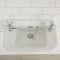 Lave-mains suspendu rétro – Blanc – 51,5 cm x 30 cm – 2 trous - Richmond