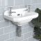Lave-mains suspendu rétro – Blanc – 51,5 cm x 30 cm – 2 trous - Richmond