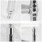Lavabo sur pieds rétro – 51,5 cm – Chromé - 2 trous – Richmond