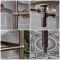 Lavabo sur pieds rétro – 56 cm – Bronze huilé - 3 trous - Richmond
