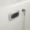 Lavabo sur pieds rétro – 50 cm – Chromé - 2 trous – Richmond