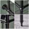 Lavabo sur pieds rétro – 50 cm – Noir – 1 trou - Richmond