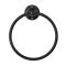 Anneau porte-serviette rétro – Noir - Elizabeth