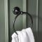 Anneau porte-serviette rétro – Noir - Elizabeth