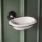 Porte-savon céramique rétro – Noir - Elizabeth