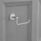 Dérouleur de papier toilette chromé