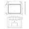 Miroir chauffant éclairé LED – 21 watts – 80 cm x 60 cm