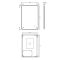 Miroir d’ambiance chauffant éclairé LED – 27 watts – 50 cm x 70 cm
