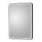 Miroir chauffant éclairé LED – Noir – 25 watts – 50 cm x 70 cm