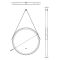 Miroir rond chauffant éclairé LED – Laiton brossé – 21 watts – 60 cm