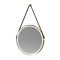 Miroir rond chauffant éclairé LED – Laiton brossé – 21 watts – 60 cm
