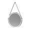 Miroir rond chauffant éclairé LED – Chromé – 21 watts – 60 cm