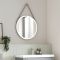 Miroir rond chauffant éclairé LED – Chromé – 21 watts – 60 cm