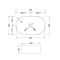 Vasque ovale moderne – Blanc mat – 56,5 cm x 35 cm – Non pré-percée