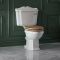 WC avec réservoir rétro et abattant effet chêne - Windsor