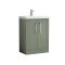 Meuble lavabo cannelé – Avec vasque – 61 cm – Choix de finitions