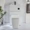WC avec lave mains - 50 cm x 89 cm - Choix de finitions - Cluo-Sandford