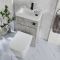 WC avec lave mains - 50 cm x 89 cm - Choix de finitions - Cluo-Sandford