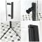 Porte de douche pivotante – Choix de tailles – Noir – Nox