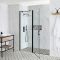 Porte de douche pivotante – Choix de tailles – Noir – Nox
