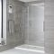 Porte de douche coulissante avec receveur – Tailles multiples - Portland