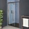 Porte de douche coulissante avec receveur à effet texturé – Cuivre brossé – Choix de tailles – Choix de finition du receveur – Eris