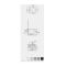 Cuvette WC suspendue moderne avec abattant à fermeture douce – Sans bride – Choix de finitions – RAK Feeling x Hudson Reed