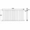 Radiateur design horizontal - Anthracite - 63,5 cm x 122,3 cm - Saffre