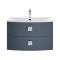 Meuble de salle de bain suspendu - Avec lavabo - 71 cm - Choix de finitions - Sarenna