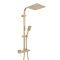 Colonne de douche thermostatique – Avec pommeau de douche carré et douchette – Choix de finitions – Arvel