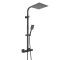 Colonne de douche thermostatique – Avec pommeau de douche carré et douchette – Choix de finitions – Arvel