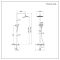 Colonne de douche thermostatique – Avec pommeau de douche rond et douchette – Choix de finitions – Elsie