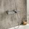 Mitigeur bain-douche thermostatique rond – Avec bec verseur – Choix de finitions – Arlo