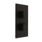 Mitigeur douche thermostatique avec inverseur - 2 fonctions - Noir - Preto