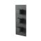 Mitigeur de douche thermostatique carré – Noir – Double fonctions - Preto