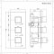 Mitigeur Douche Thermostatique Encastrable - Kubix