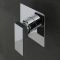 Mitigeur de douche mécanique carré – 1 fonction – Chromé - Kubix