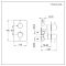 Mitigeur douche thermostatique encastrable avec inverseur - 2 fonctions - Choix de finitions - Otto